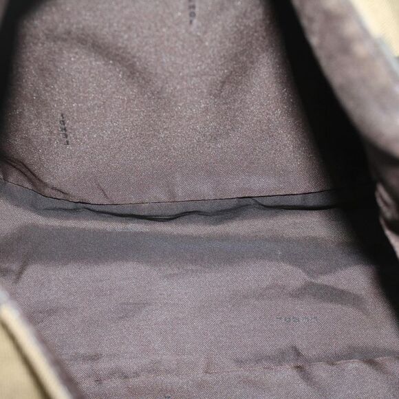 Fendi Pequin Brown Synthetic Shoulder Bag (Pre-Owned) - Picture 5 of 12